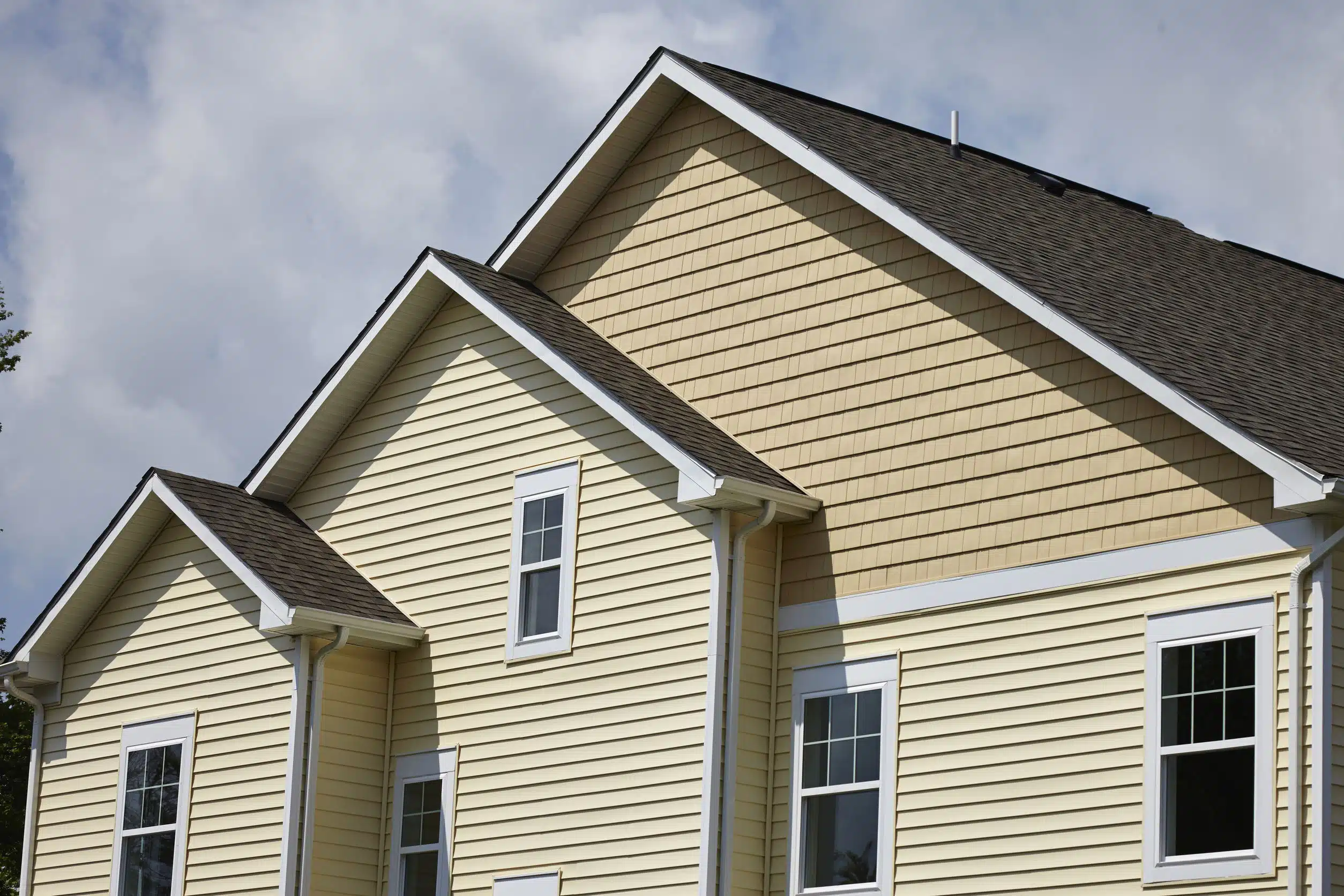 maison ossature bois, Maison avec façade en bardage en bois