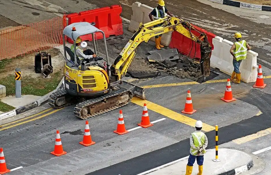 construction de route
