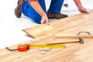 parquet abîmé, pose d'un parquet flottant