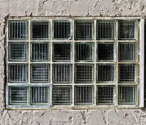 Aspect brique de verre