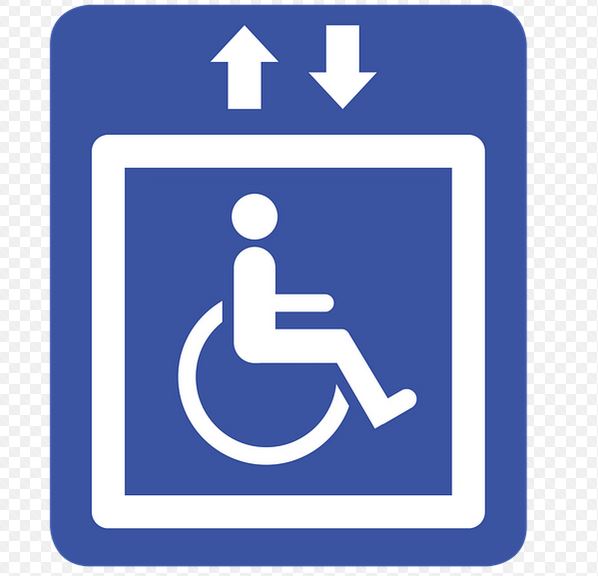 monte-charge, handicapé, ascenseur pour handicapé