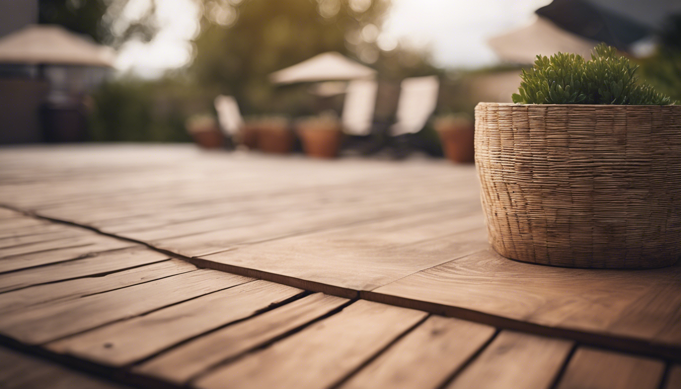 découvrez nos conseils pour aménager une magnifique terrasse en bois et apporter une touche d'élégance à votre maison.