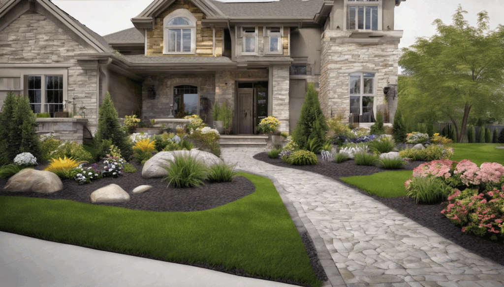 Comment créer un aménagement paysager original pour le jardin devant