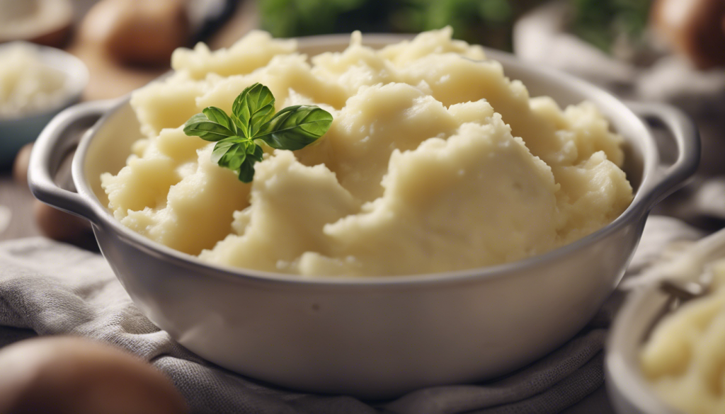 découvrez comment préparer une délicieuse purée de pommes de terre maison avec notre recette facile et savoureuse. un plat réconfortant et idéal pour accompagner vos repas en famille ou entre amis.