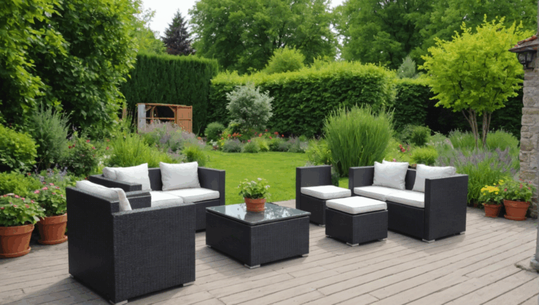 Comment rénover efficacement un salon de jardin en résine