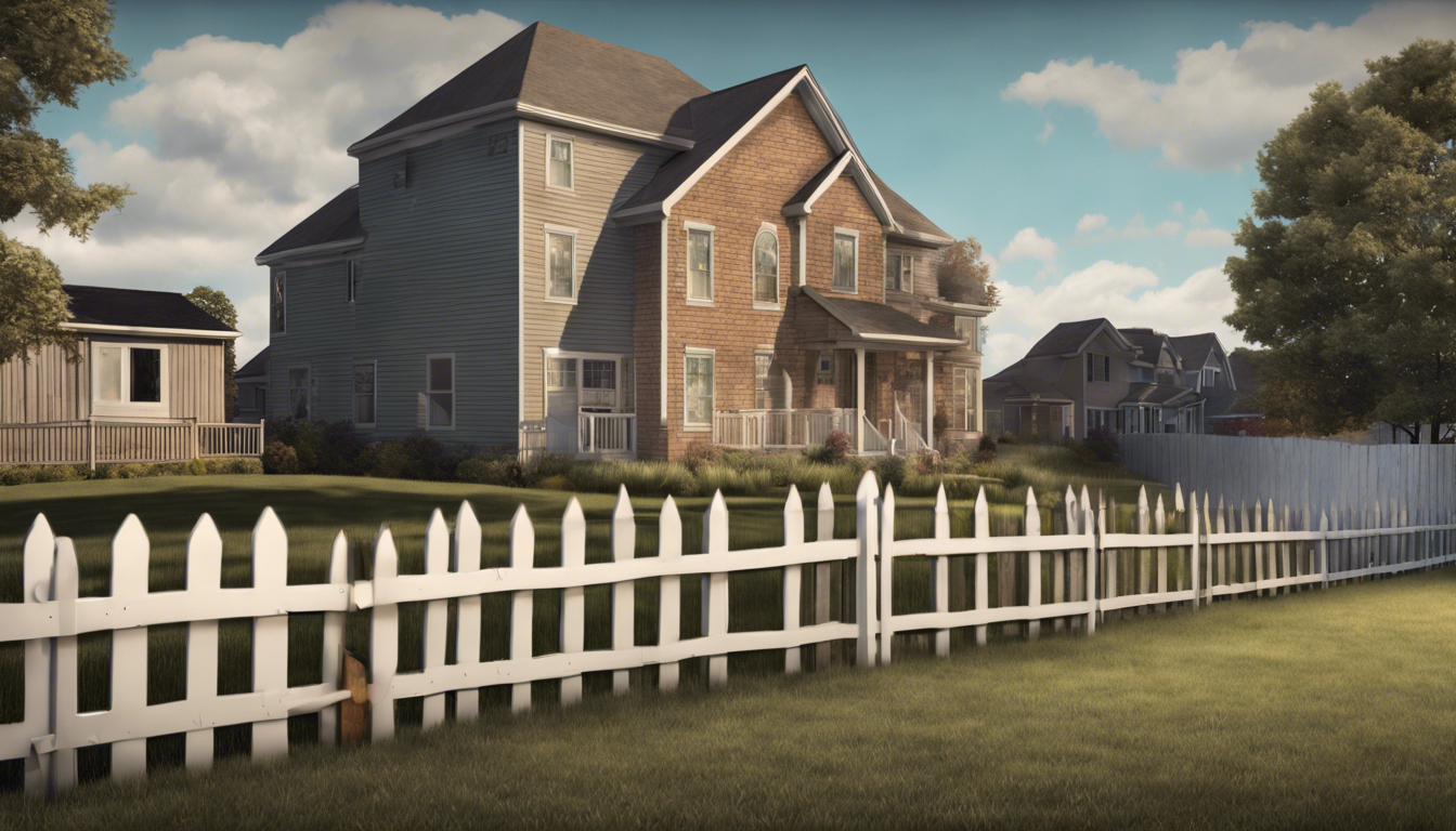 découvrez si vous devez respecter une distance spécifique entre votre maison et la clôture de votre voisin et les règles en vigueur à ce sujet
