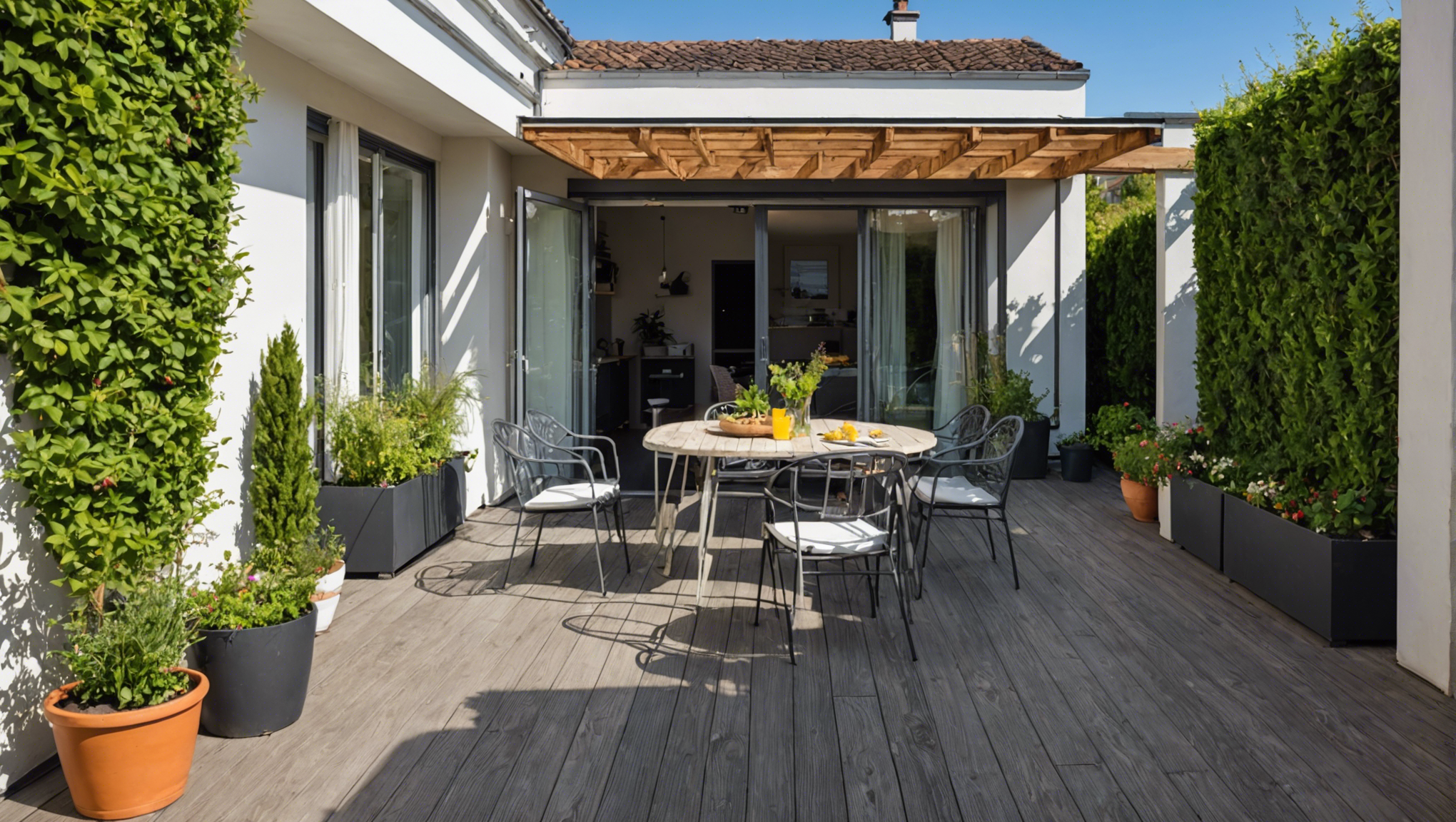 découvrez nos conseils et idées pour aménager une terrasse devant votre maison. profitez de cet espace extérieur pour créer un lieu de convivialité et de détente, adapté à vos besoins et à votre style de vie.