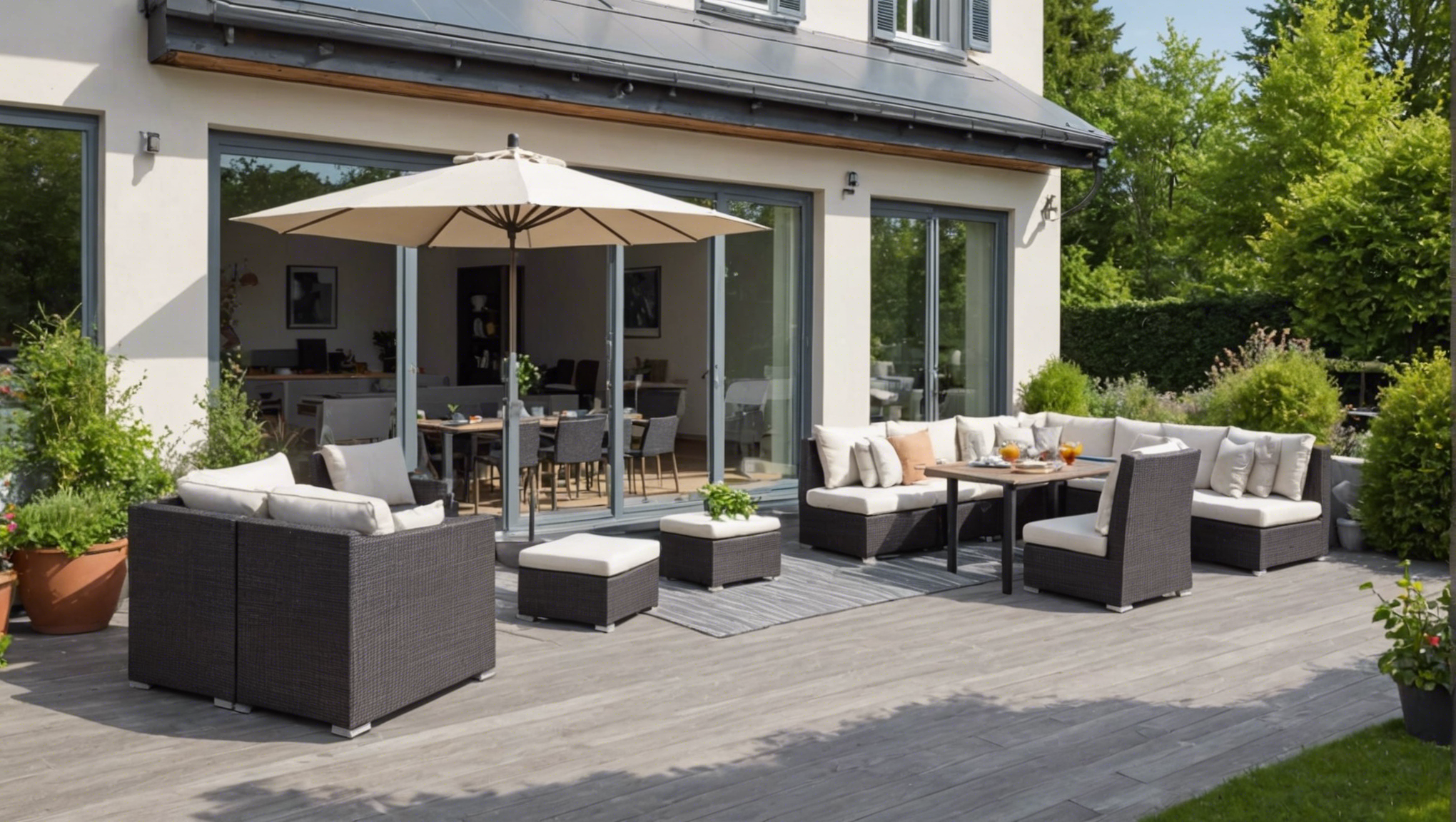 découvrez nos conseils pour aménager une terrasse devant votre maison et créer un espace accueillant. profitez de cet espace extérieur pour des moments de détente et de convivialité.