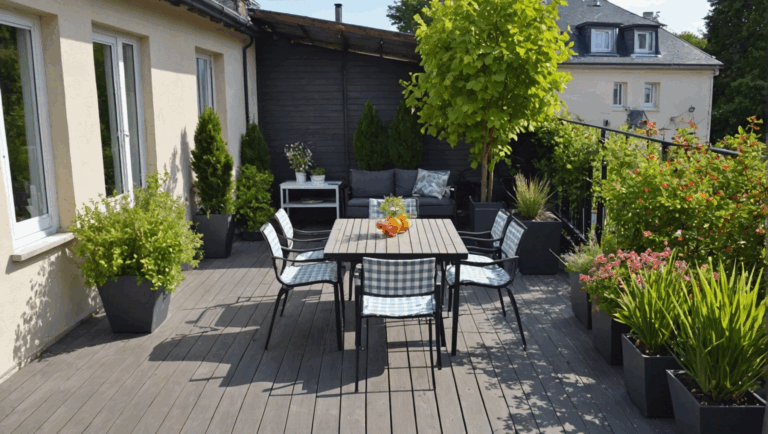 découvrez nos astuces pour aménager une terrasse devant sa maison et créer un espace accueillant qui saura vous séduire et accueillir vos convives avec style.