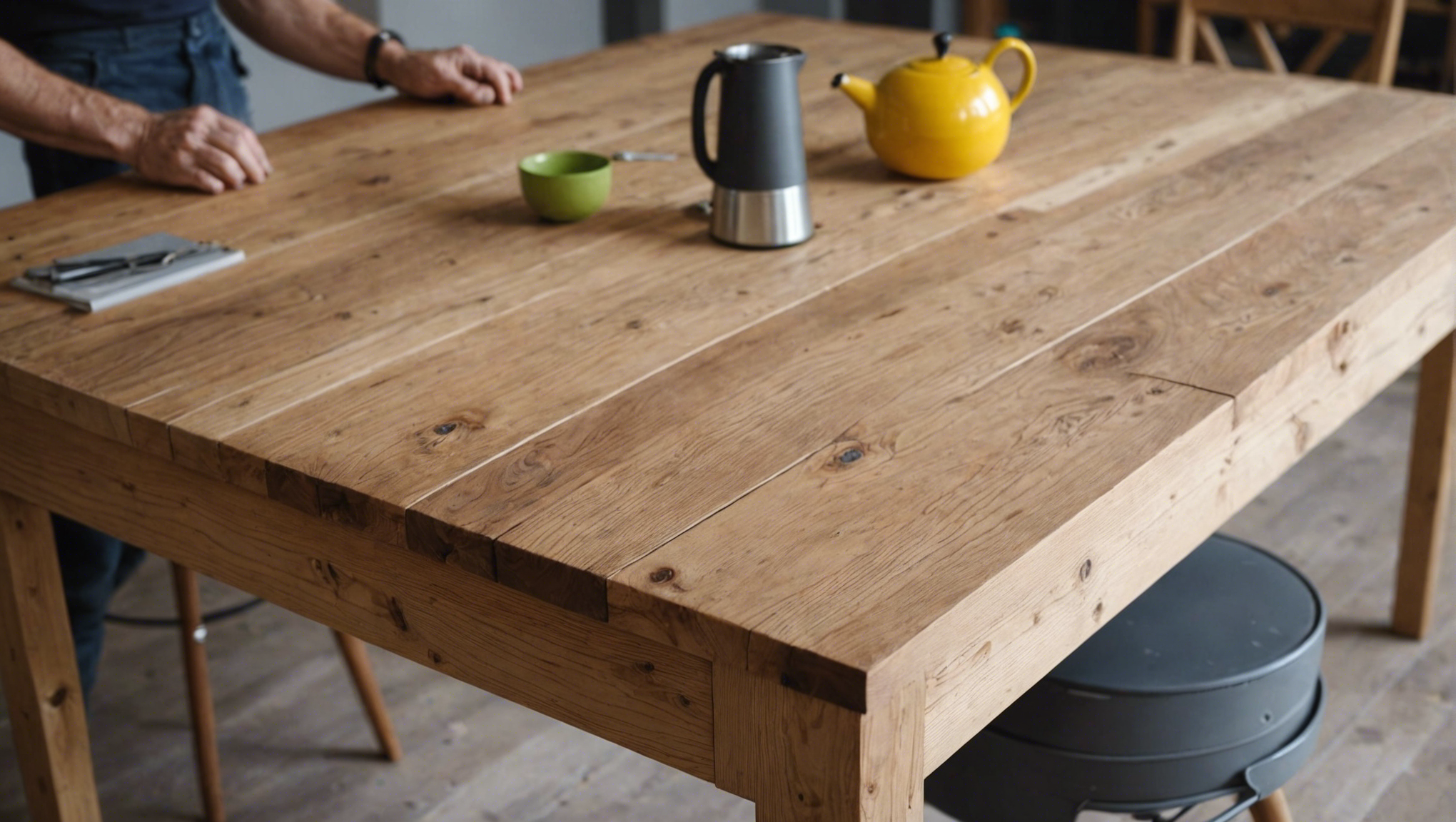 découvrez les étapes de la rénovation pour redonner vie à une table en bois et lui donner une seconde jeunesse. conseils et astuces pour restaurer et embellir vos meubles en bois.