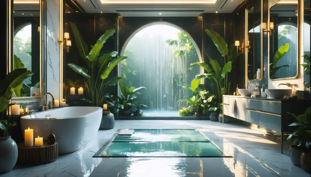 découvrez la magnifique salle de bain de marilou à travers des clichés inspirants sur noovo moi. plongez dans un univers de beauté et de design, et laissez-vous séduire par ses idées déco uniques.