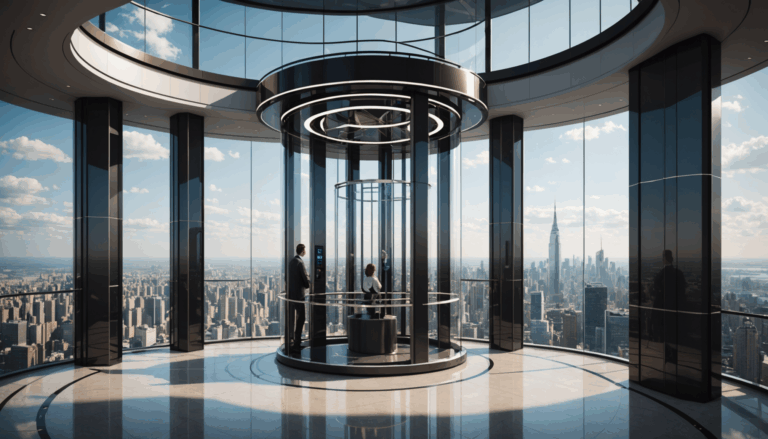 découvrez la ville comme jamais auparavant grâce à notre ascenseur panoramique ! profitez d'une vue imprenable sur les paysages urbains et laissez-vous émerveiller par les panoramas à couper le souffle. une expérience unique qui allie aventure et détente, idéale pour repenser votre vision de la ville.