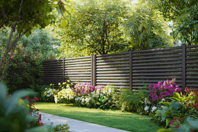 Transformez votre jardin avec des lames de PVC pour clôture et brise-vue