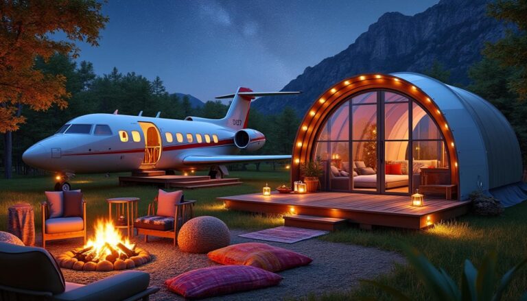 découvrez comment un propriétaire audacieux transforme deux avions en hébergements charmants dans son camping, alliant originalité et confort. une expérience unique qui vous fera voyager autrement !
