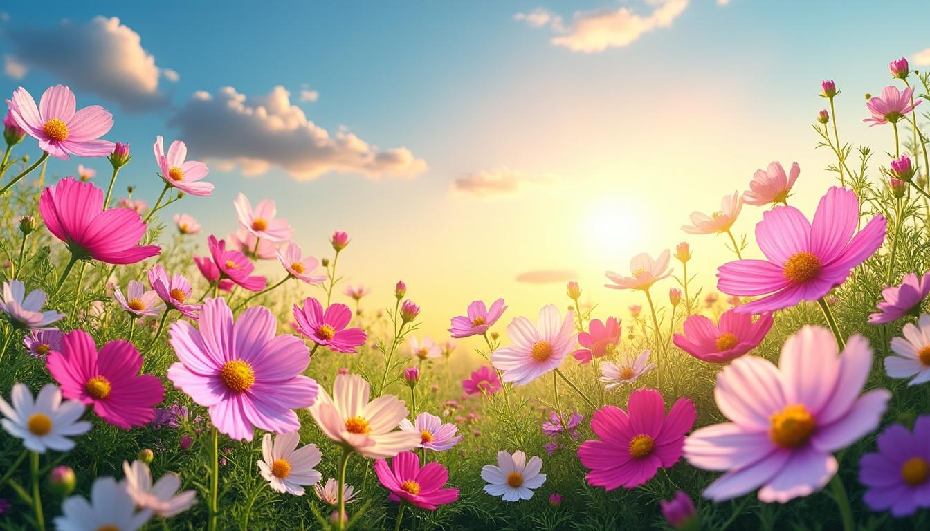 des cosmos en fleurs jusqu’à la fin de l’été : astuces pour une ...