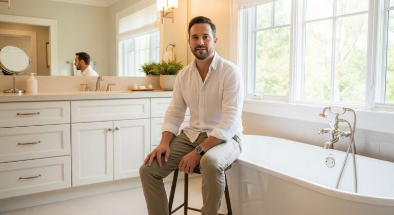 Un designer délivrer les secrets d'une rénovation de salle de bains à petit prix