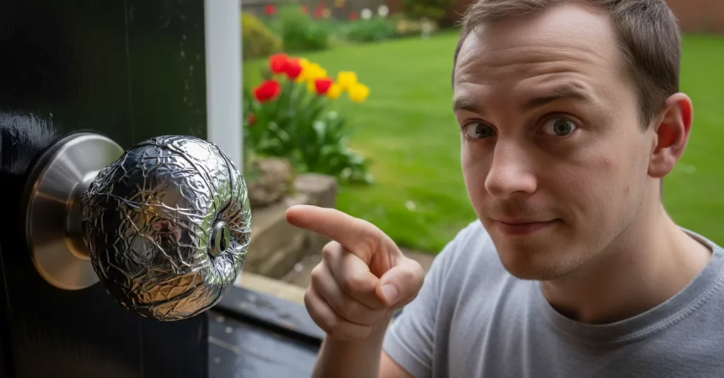 L'astuce anti-cambriolage avec le papier aluminium