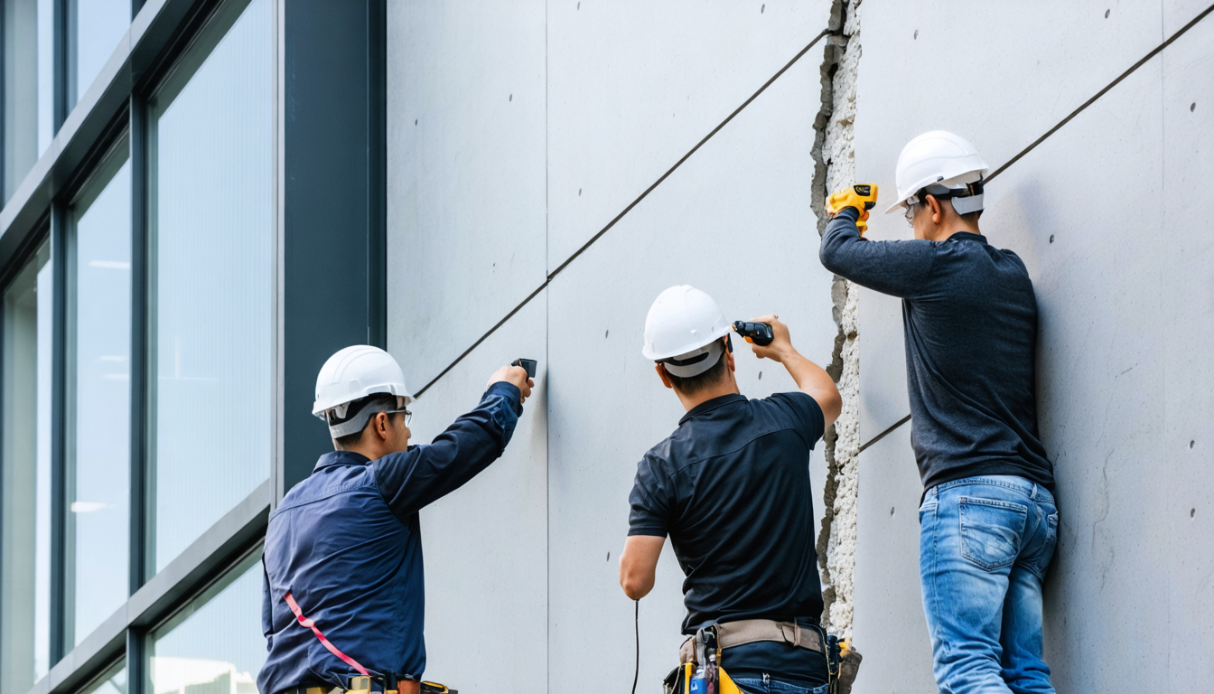 découvrez comment identifier et traiter une fissure capillaire invisible dans la façade pour préserver l'intégrité et l'esthétique de votre bâtiment.