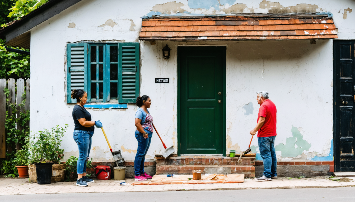 découvrez si une simple peinture de façade est suffisante pour redonner vie à une maison ancienne et quels autres travaux peuvent être nécessaires pour un résultat optimal.