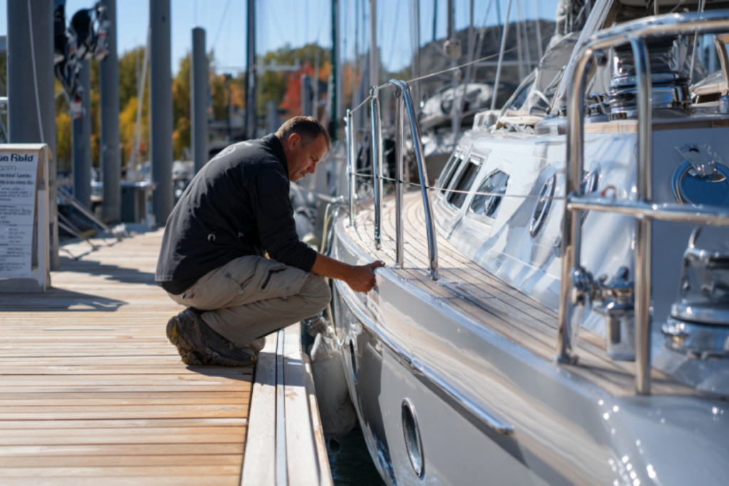 La vérification est très important avant d'acheter un bateau d'occasion