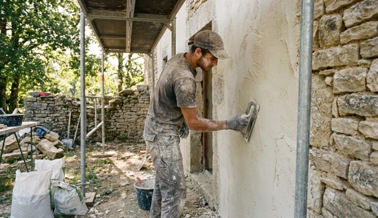 Rénovation enduit