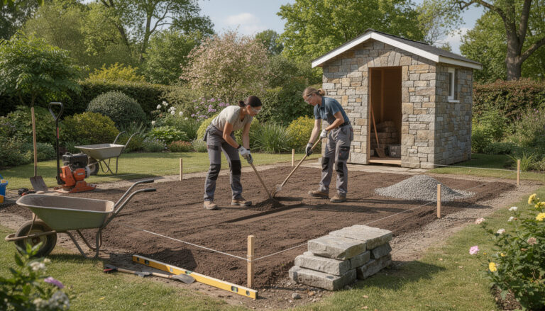 Construire un cabanon en pierre dans son jardin