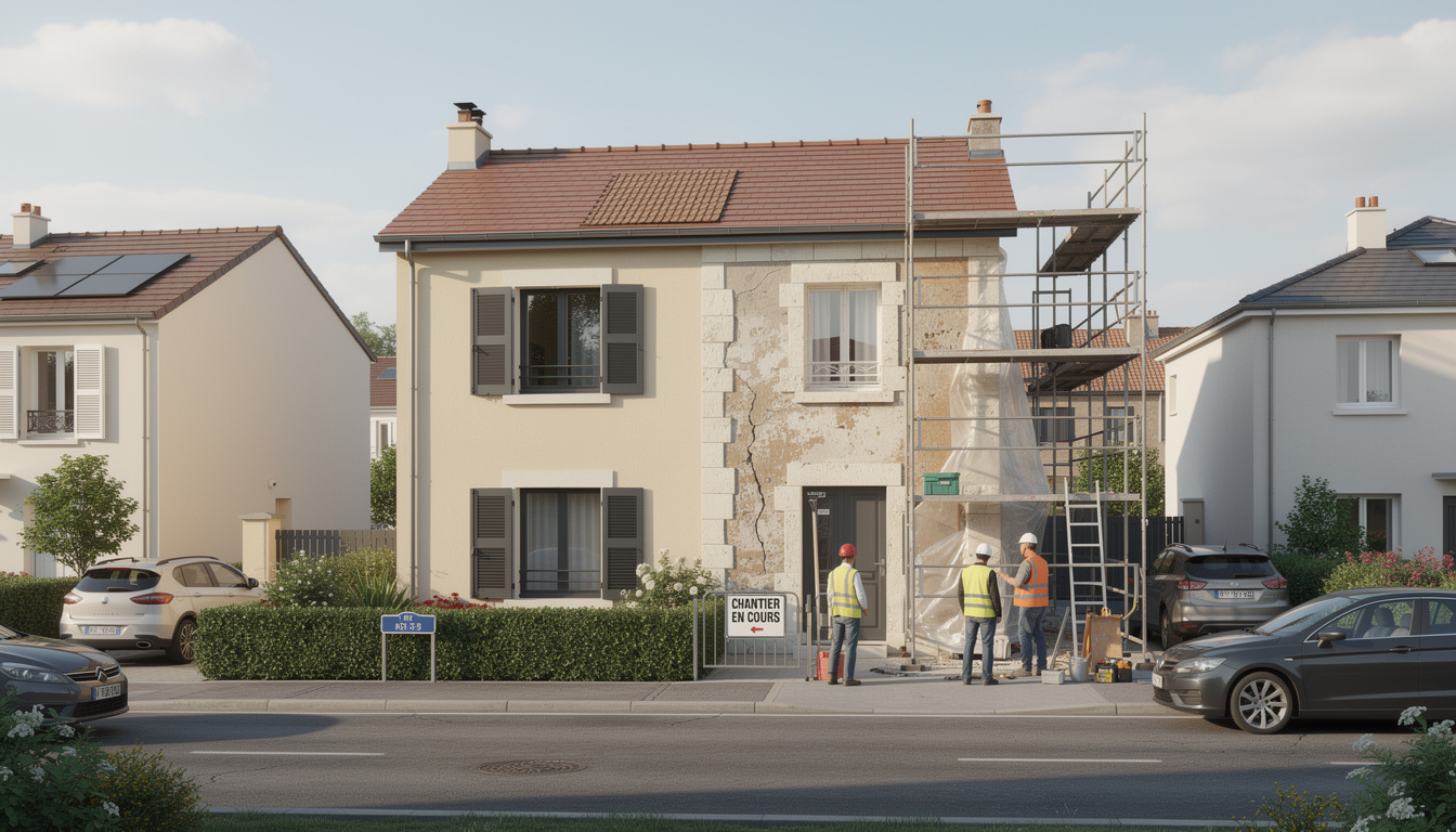ravalement de façade à bussy-saint-georges : redonnez du cachet et de la fraîcheur à votre maison en seine-et-marne (77) grâce à notre expertise professionnelle.