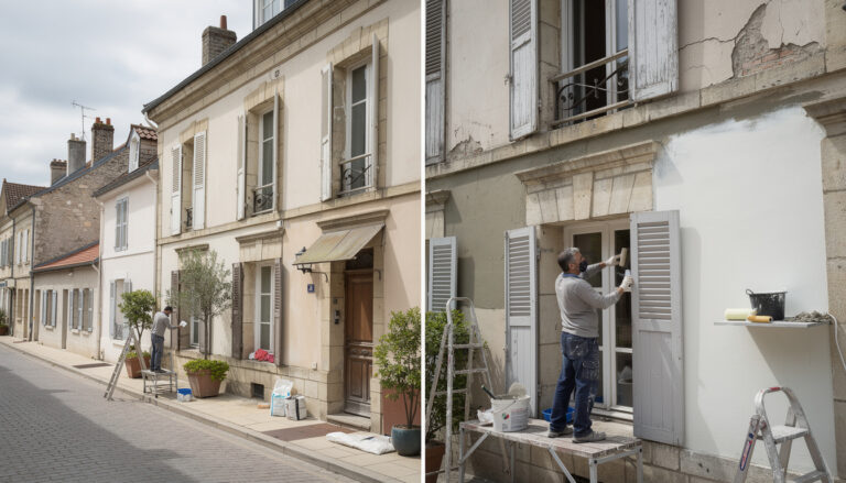 offrez un second souffle à votre maison de ville à coulommiers grâce à notre service expert de ravalement de façade. redonnez beauté et protection à votre habitat dès aujourd'hui.