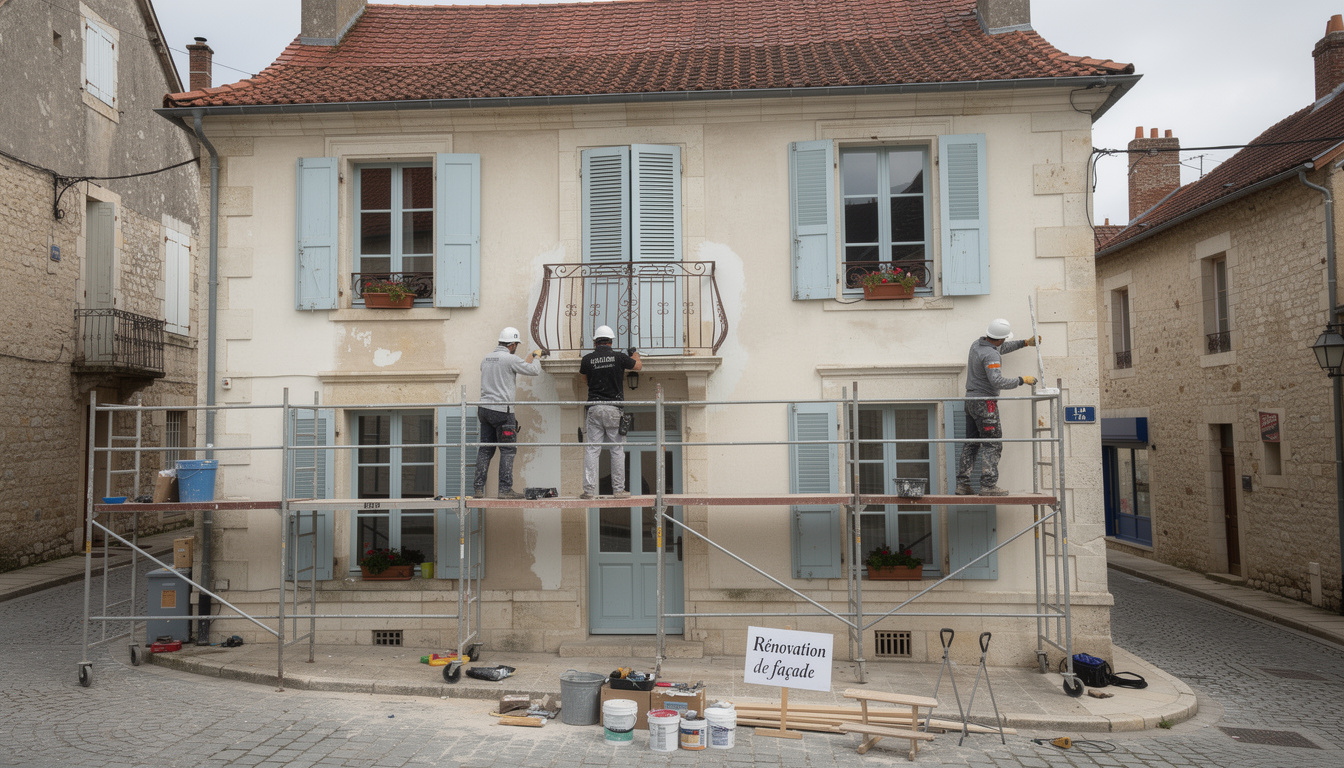 donnez un nouveau souffle à votre bien immobilier à dammarie-les-lys grâce à notre service professionnel de ravalement de façade, alliant esthétique et protection durable.