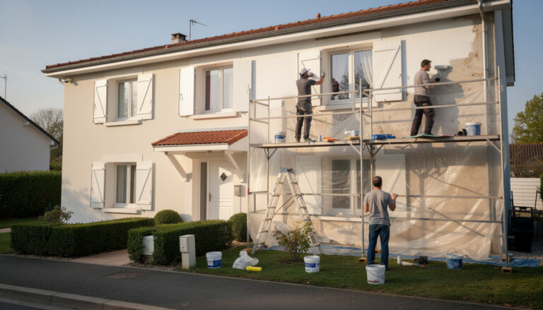 donnez un nouveau souffle à votre bien immobilier à dammarie-les-lys grâce à un ravalement de façade professionnel, renforçant à la fois son esthétique et sa valeur sur le marché.