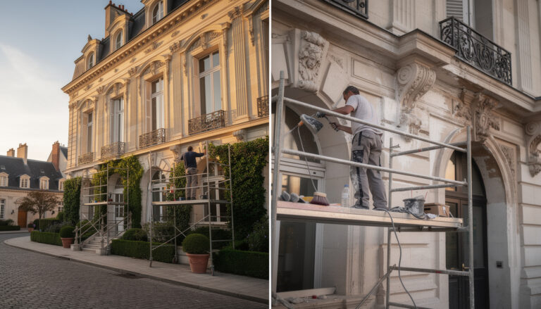donnez une nouvelle vie à votre façade à fontainebleau grâce à notre expertise en ravalement. sublimez votre bien dans un cadre d'exception, alliant qualité et élégance impériale.