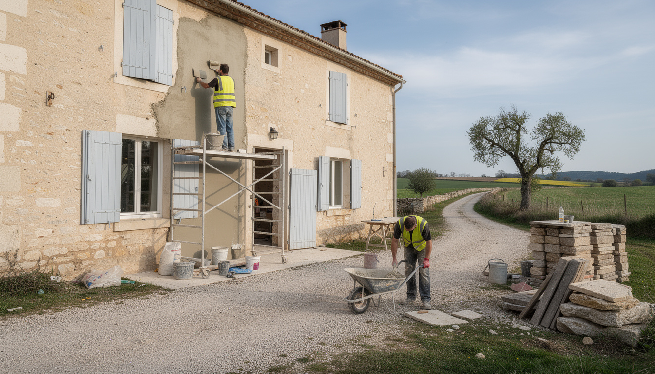 découvrez nos services de ravalement de façade à lizy-sur-ourcq pour préserver le charme rural de votre maison avec un extérieur impeccable et soigné.
