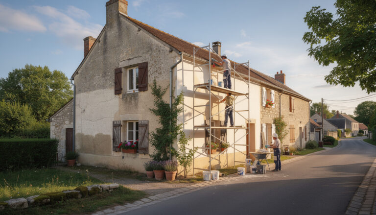 offrez à votre maison à lizy-sur-ourcq un ravalement de façade de qualité pour préserver son charme rural et valoriser votre extérieur avec soin et expertise.