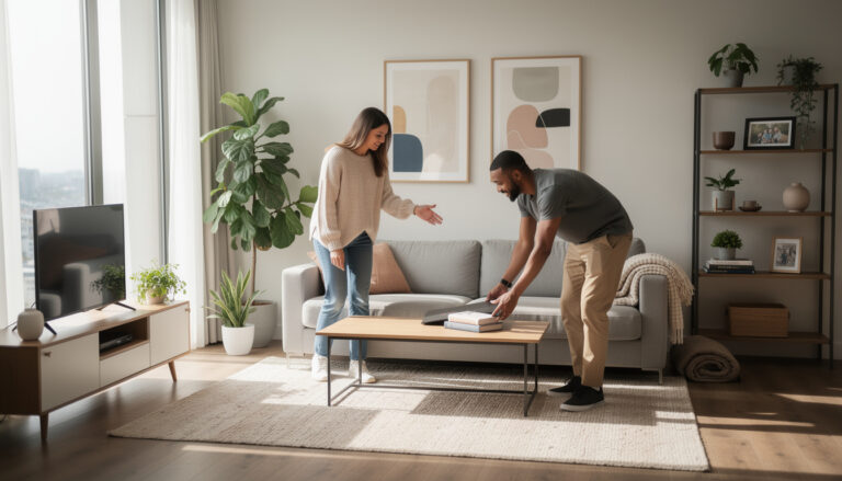 découvrez nos astuces pour disposer vos meubles harmonieusement et créer un équilibre parfait dans votre pièce.