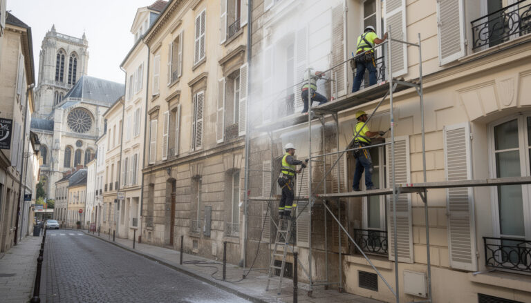 découvrez nos services de ravalement de façade à meaux, la ville de bossuet, pour redonner éclat et protection à vos murs extérieurs. expertise et qualité garanties !
