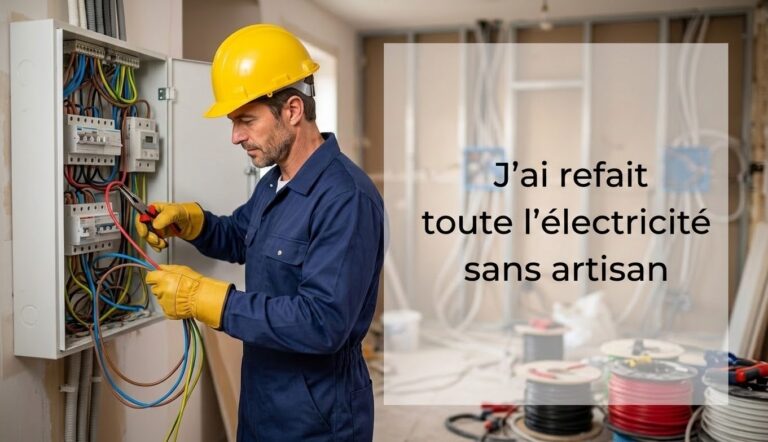 J’ai refait toute l’électricité sans artisan