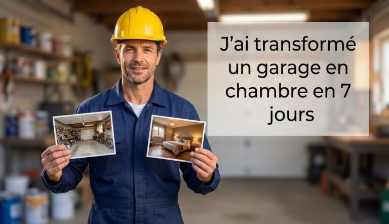 J’ai transformé un garage en chambre en 7 jours
