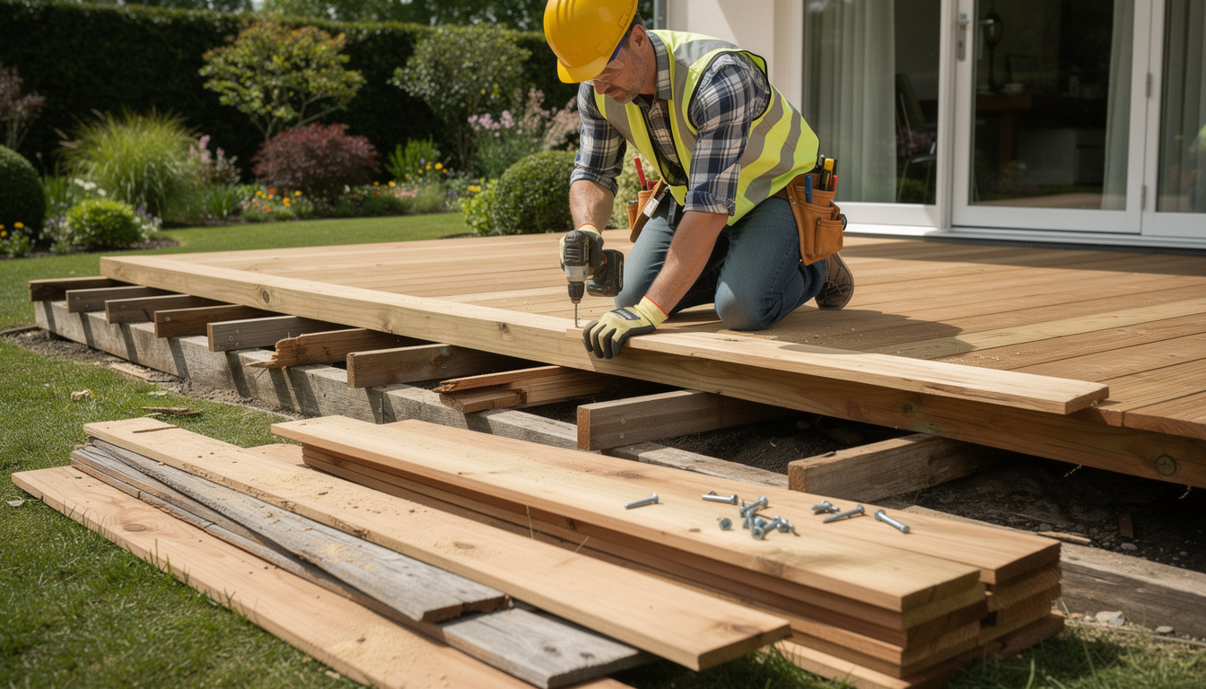 découvrez comment notre terrasse en bois, autrefois abîmée, a retrouvé toute sa beauté et son charme grâce à des astuces simples et efficaces.