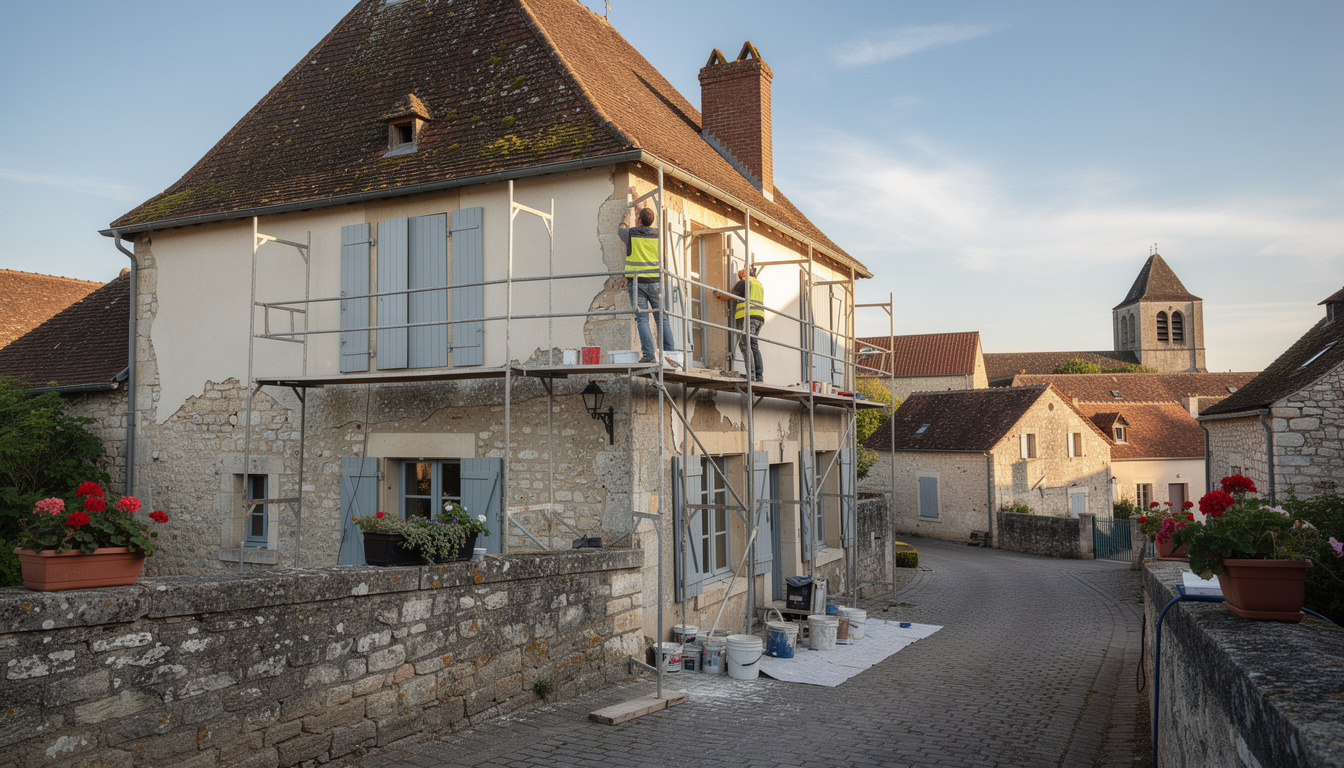 ravalement de façade à noiseau : redonnez de l'éclat et protégez votre maison de campagne grâce à nos services professionnels et personnalisés.