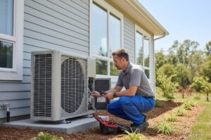 Rénovation énergétique avec une pompe à chaleur et une climatisation