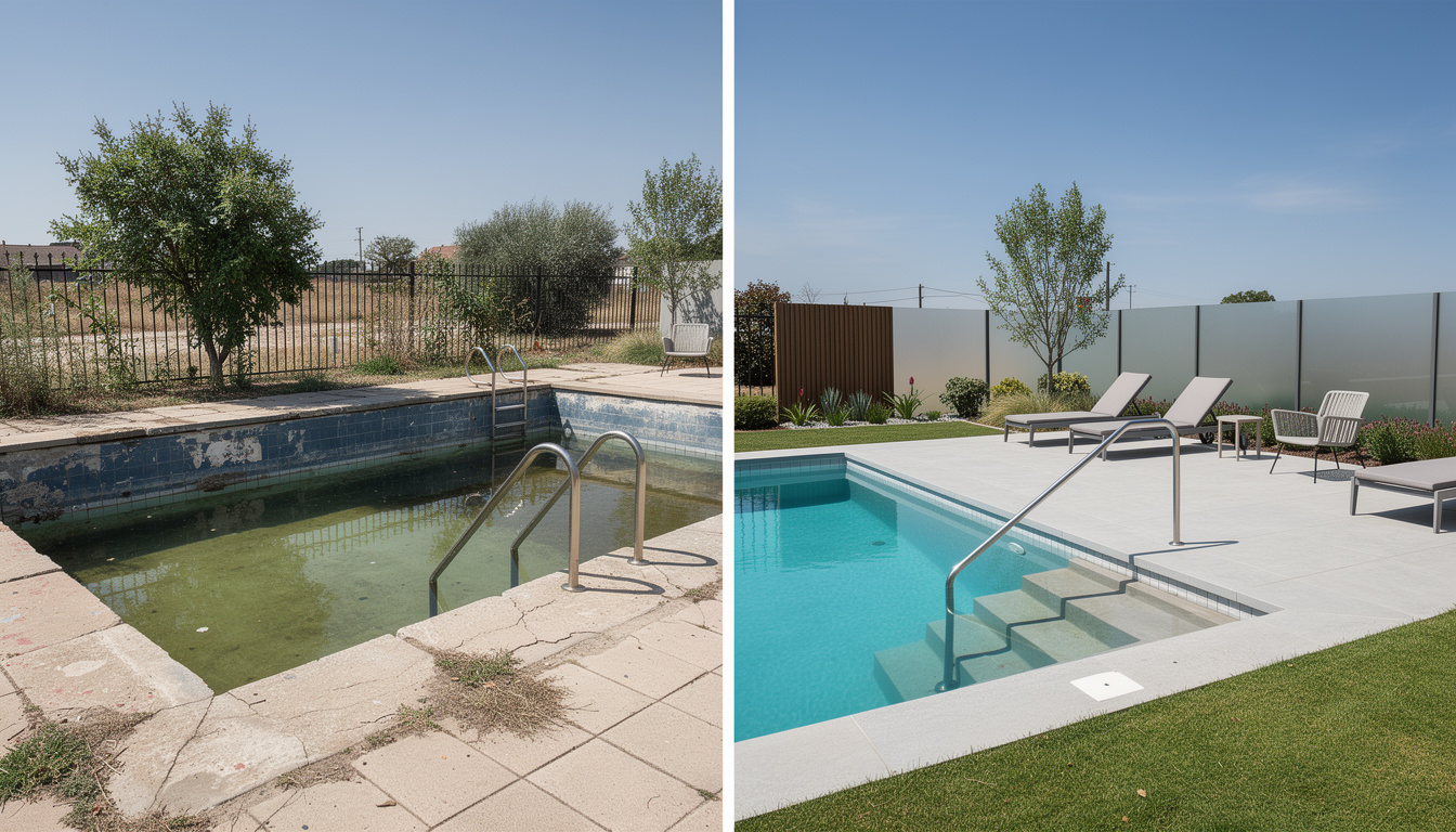 découvrez les critères essentiels pour évaluer si votre piscine nécessite une rénovation et comment décider du meilleur moment pour entreprendre les travaux.