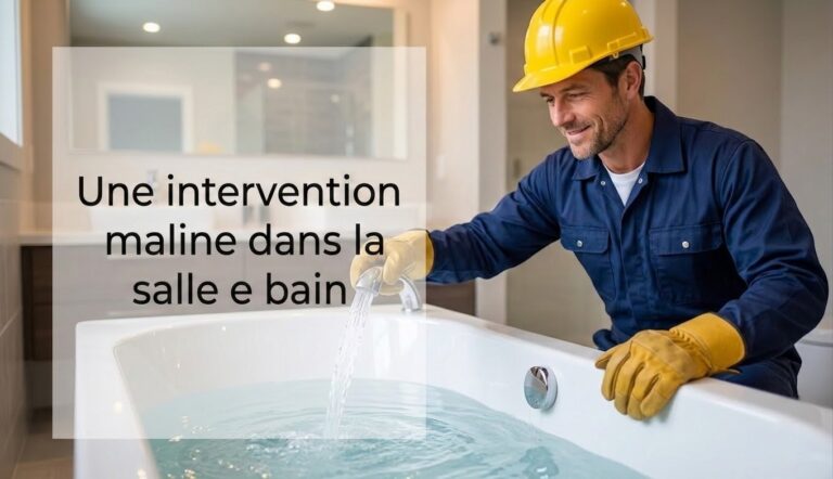 J’ai réparé une fuite sous la baignoire sans tout casser