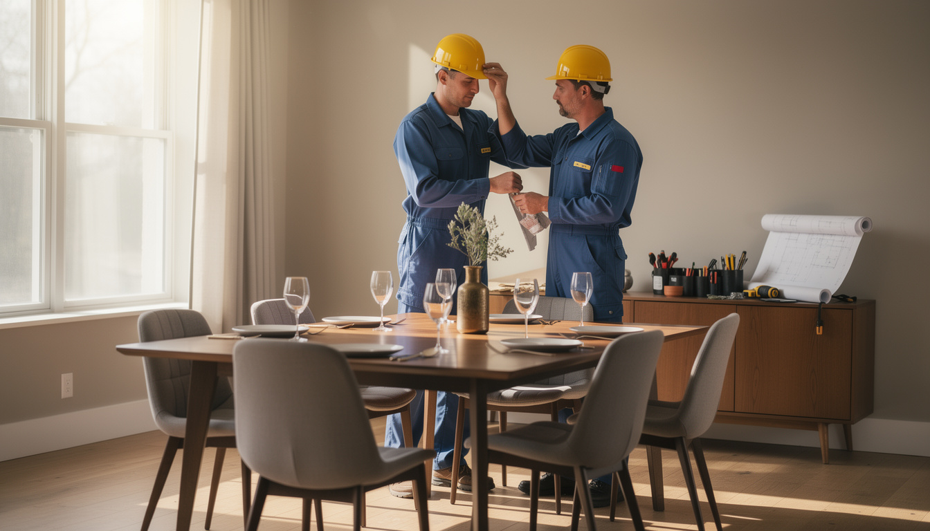 découvrez comment ce relooking a transformé une salle à manger sans caractère en un espace chaleureux et unique.