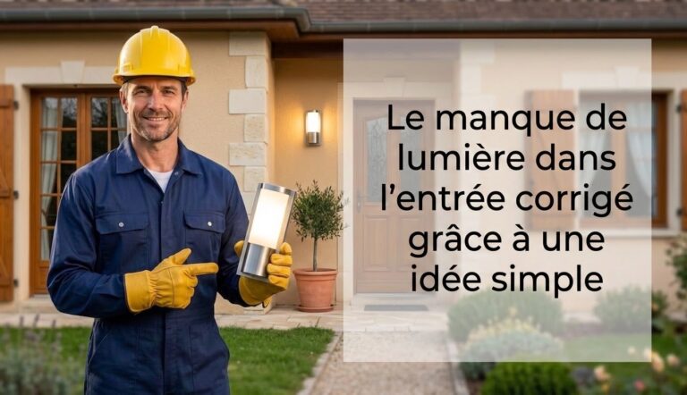 Le manque de lumière dans l’entrée corrigé grâce à une idée simple