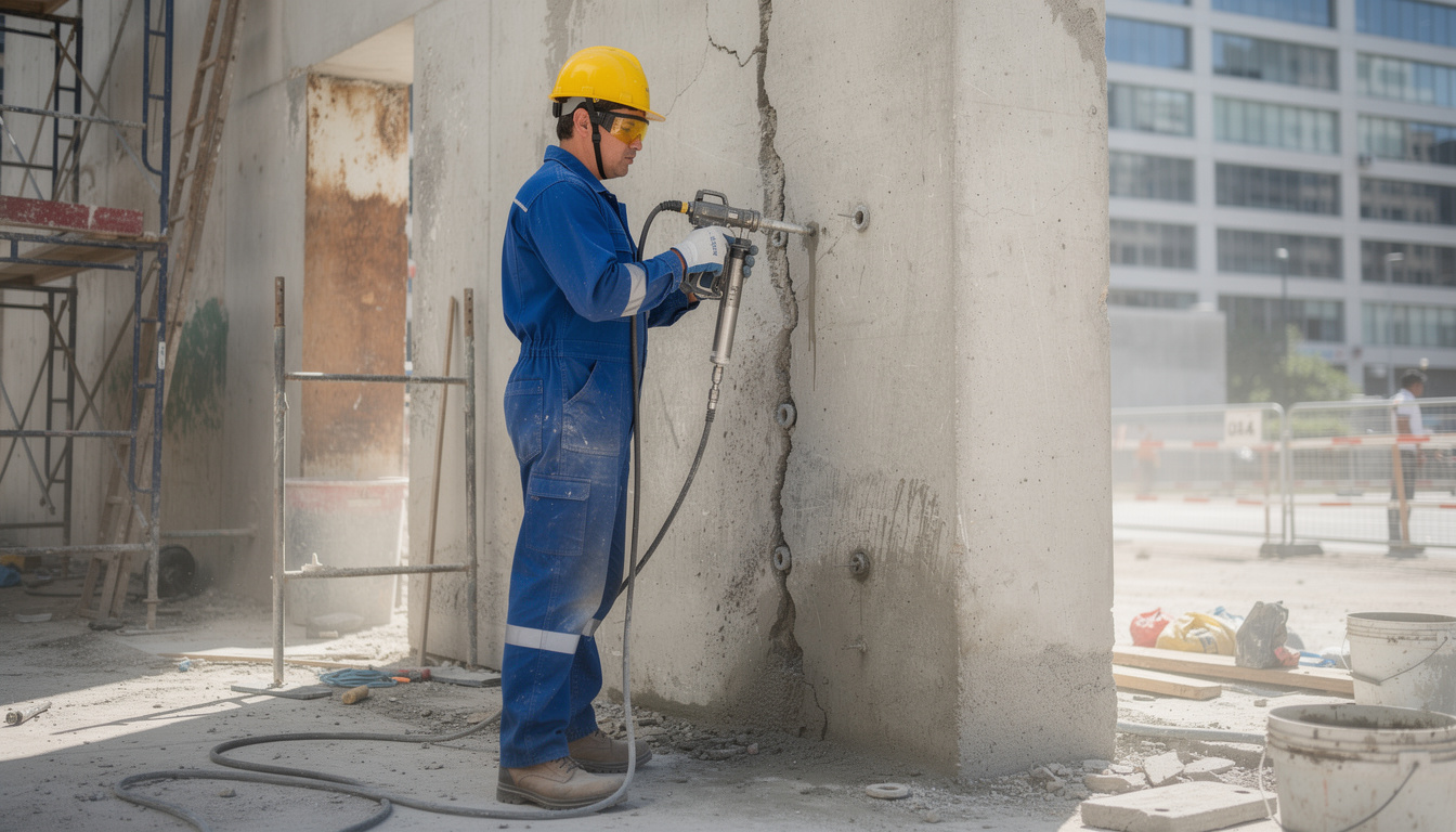 découvrez comment un mur extérieur fissuré a été réparé efficacement sans recourir à la démolition, alliant économie et préservation de votre structure.
