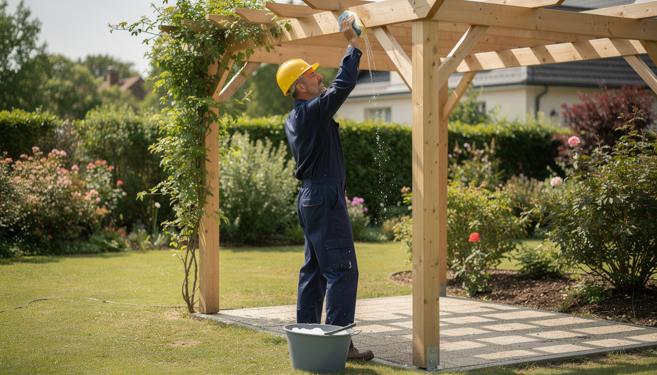 découvrez comment transformer une pergola vieillissante en un espace moderne et élégant grâce à des idées de rénovation simples et tendance.
