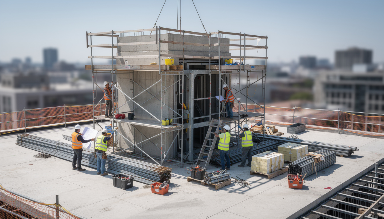 découvrez quel type de permis de construire est nécessaire pour installer un édicule d'ascenseur en toiture, et les démarches à suivre pour obtenir l'autorisation.