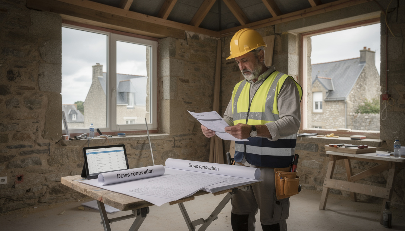 obtenez rapidement un devis travaux pas cher en bretagne grâce à notre comparateur fiable. comparez les offres des professionnels pour réaliser vos projets au meilleur prix.