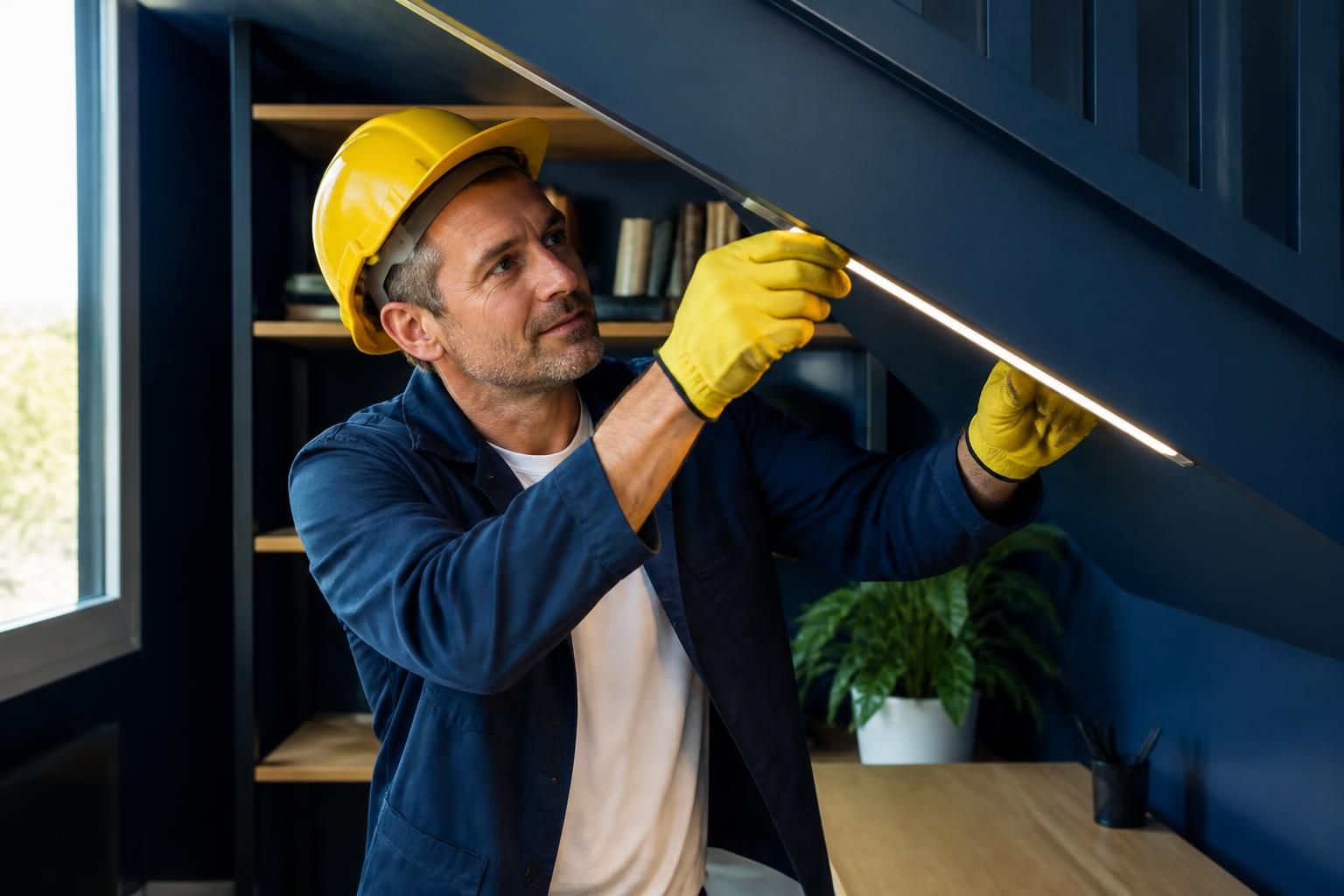 découvrez comment transformer un coin sous l'escalier en un bureau sur mesure, à la fois pratique et esthétique, pour optimiser votre espace de travail à la maison.