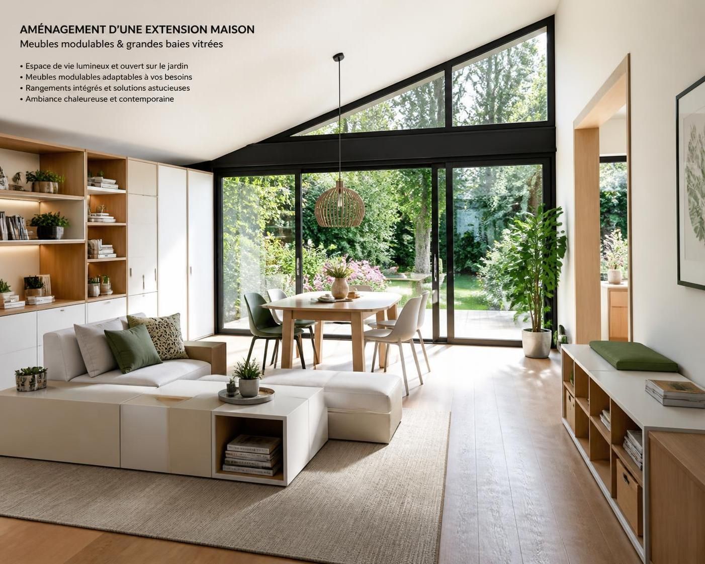 découvrez nos conseils pratiques pour optimiser l'espace disponible lors de l'extension de votre maison et profitez d'un intérieur fonctionnel et agréable.